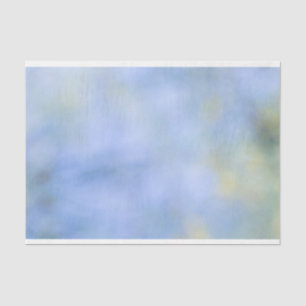 Casual Abstract Blue Yellow Pattern Tissue Paper