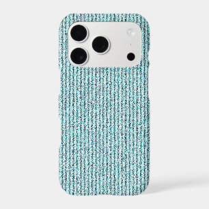 Casual Aqua Corduroy Stripe Pattern