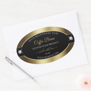 Casual Black Coffee Brown Brilliants Product Label