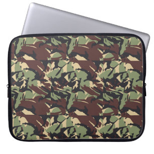 Casual Brown Camou  Laptop Sleeve