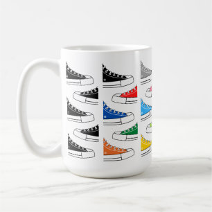 Casual Colourful Sneakers 15 oz. Coffee Tea Mug