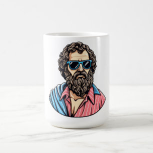 Casual Cool Philosopher Look Coffee Mug
