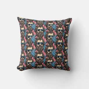 Casual Cool Philosopher Look Cushion