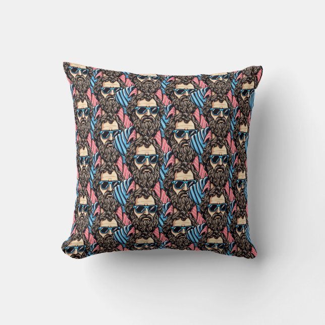Casual Cool Philosopher Look Cushion (Front)
