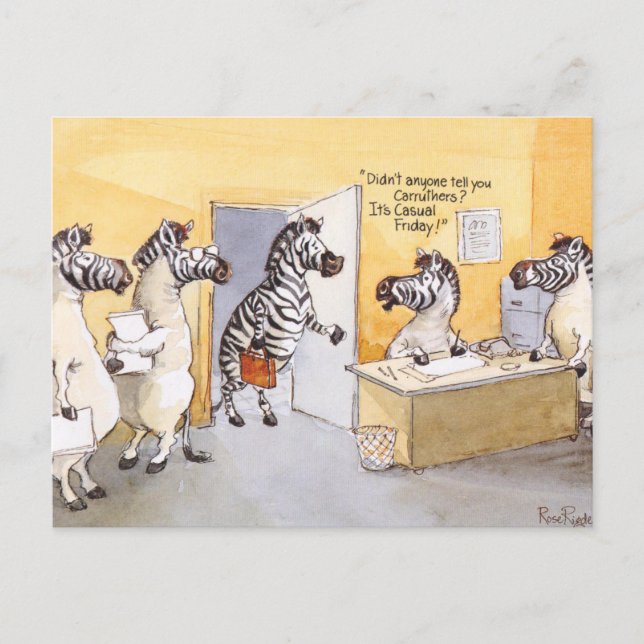 Casual friday postcard (Front)