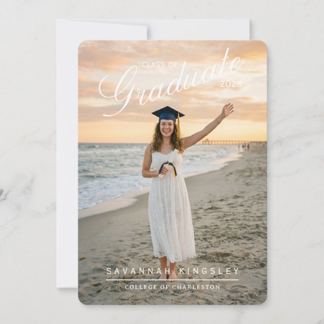 Casual Graduate Announcement (Front)