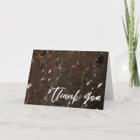 Casual Handwriting Thank You Glass Bottles Photo
