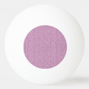 Casual Pink Corduroy Stripe Pattern Ping Pong Ball