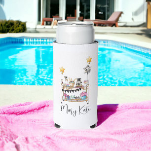 Casual Script Bar Cart Graduation 2023 Seltzer Can Cooler