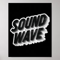 Casual Sound Wave Emblem for a Cool Look