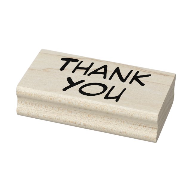 Casual Thank You Rubber Stamp (Stamp)