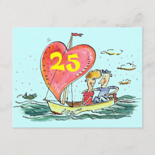CASUAL TWENTY-FIFTH SILVER ANNIVERSARY INVITATIONS