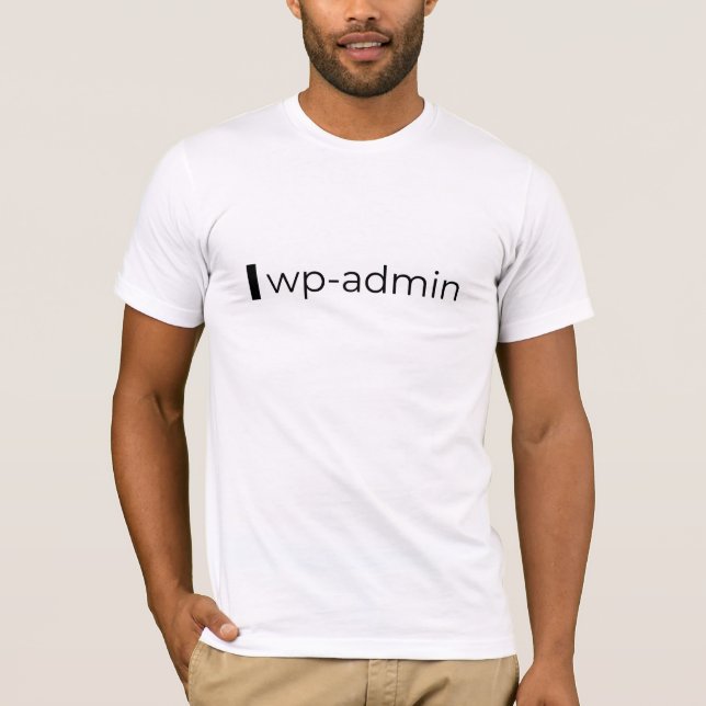 Casual White Simple Word Men's Basic T-Shirt (Front)