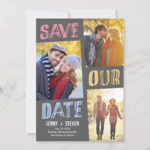Casually Chic Save The Date Card