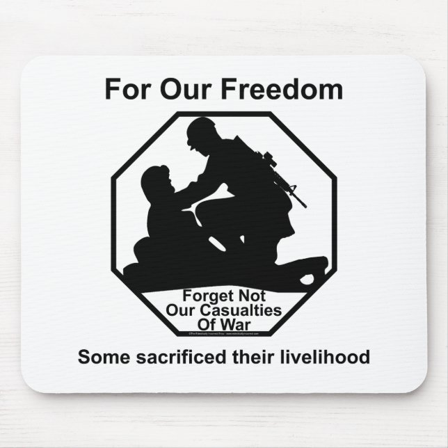 Casualties of war. mouse pad (Front)