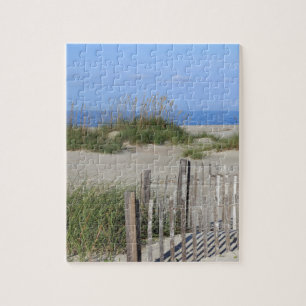 Caswell Beach, NC Land and Seascape Jigsaw Puzzle