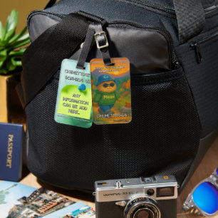 Cat 06 Kids Luggage Tag