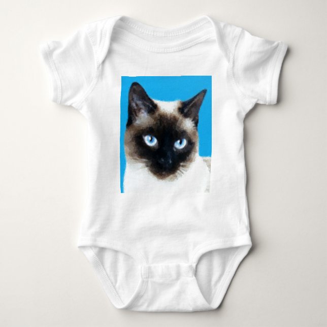 Cat 1 baby bodysuit (Front)
