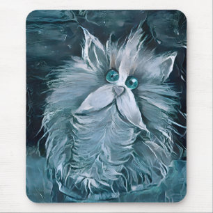 Cat 1 - Staring at you  Mouse Pad
