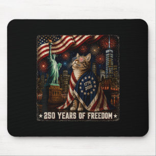 Cat 250 Years Of Dom 250th Anniversary 1776 2026 Mouse Pad