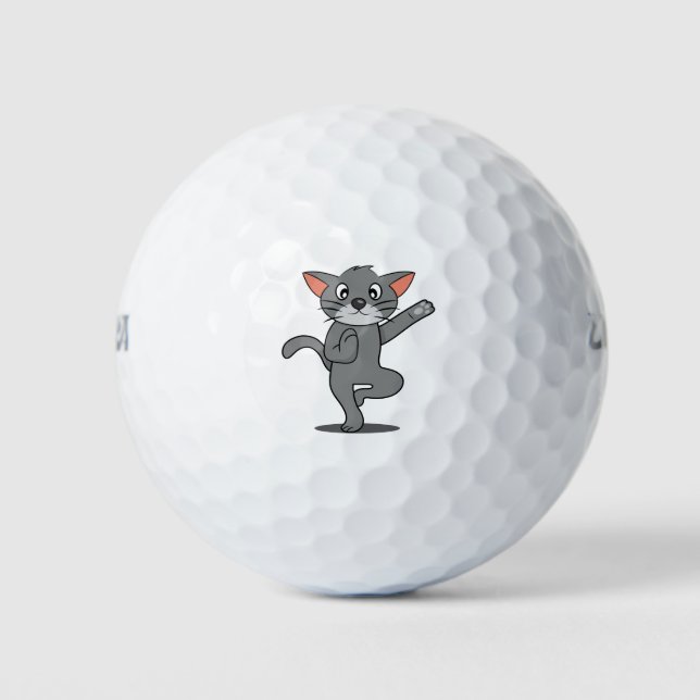 Cat 2 golf balls (Front)