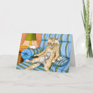 cat 361 Note Card