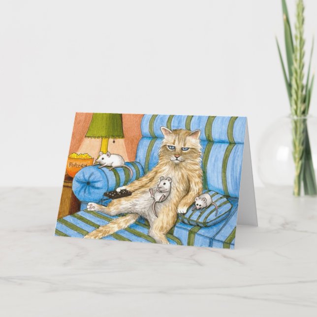 cat 361 Note Card (Front)