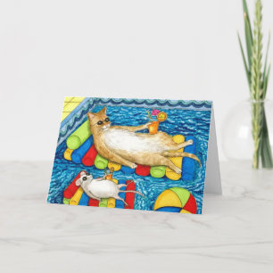 cat 373 Note Card