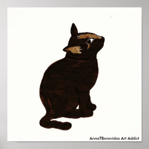 Cat#3, AnnaTBenevides Art Addict Poster