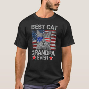 Cat 4th Of July  Meowica Merica Men Usa American F T-Shirt