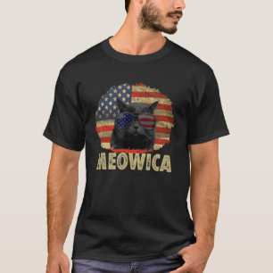 Cat 4th Of July Meowica Merica Men Usa American Fl T-Shirt