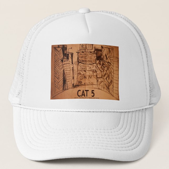 CAT 5 TRUCKER HAT (Front)