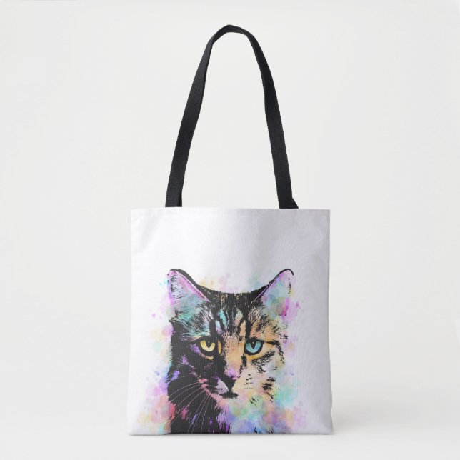 Cat 618 tote bag (Front)