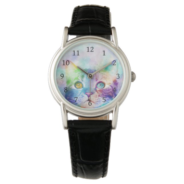 cat 663 multicolor cat watch (Front)