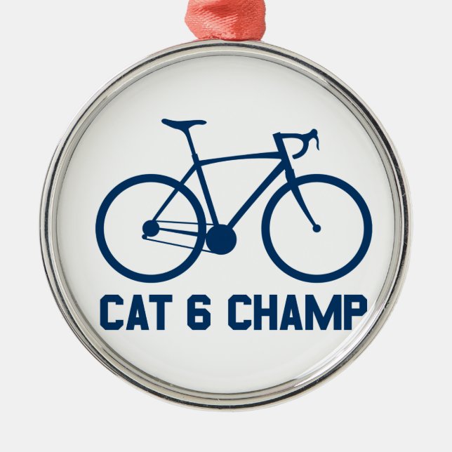 CAT 6 Champ Metal Tree Decoration (Front)