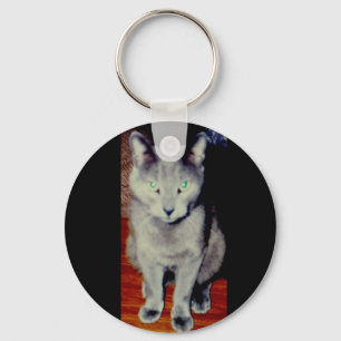 Cat #6 Keychain
