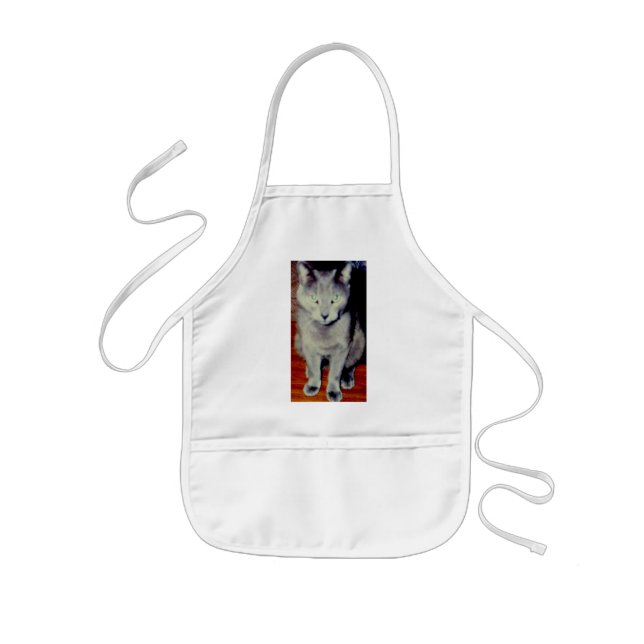 Cat #6 ,Kids Apron (Front)