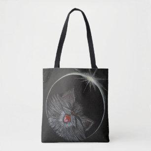 Cat 6 - Solar eclipse Tote Bag