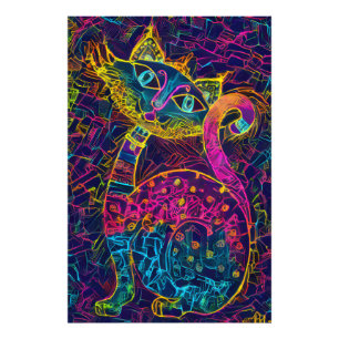 Cat 7 - Lucky no 7 Photo Print