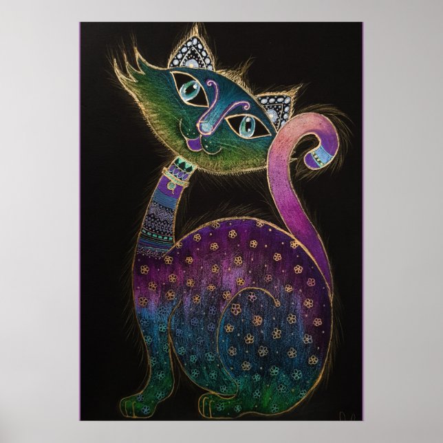 Cat 7 - Lucky no 7  Poster (Front)