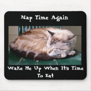 Cat 7, Nap Time Again, Mousepad