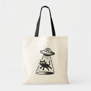 Cat Abduction Tote Bag