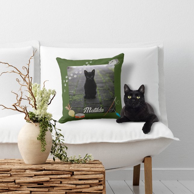 Cat Accessories Photo Frame Cushion (Creator Uploaded)