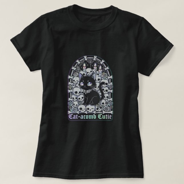 Cat-acomb cutie T-Shirt (Design Front)