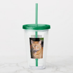 Cat Acrylic Tumbler
