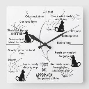 Cat Activity Clock for Cats CricketDiane