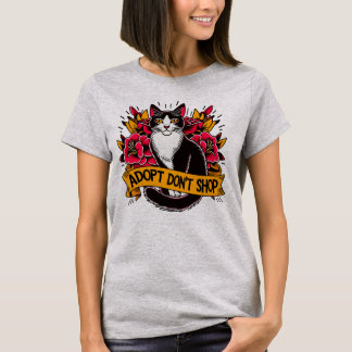 Cat Adopt Don’t Shop T-Shirt