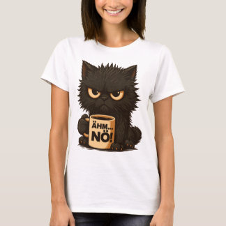 Cat "Ähm Nö" - fun cat-sarcasm design T-Shirt
