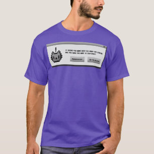 Cat Alert Message Procrastination Kitty Funny Geek T-Shirt