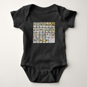Cat Alphabet, Louis Wain Baby Bodysuit